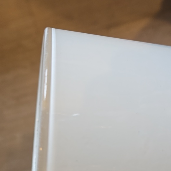 Rae Dunn Milky Glass "BRUSHES" Holder - Picture 6 of 6